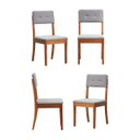 Ver imagem 1 de Kit 4 Cadeiras Estofadas Tiê CabeCasa MadeiraOriginals