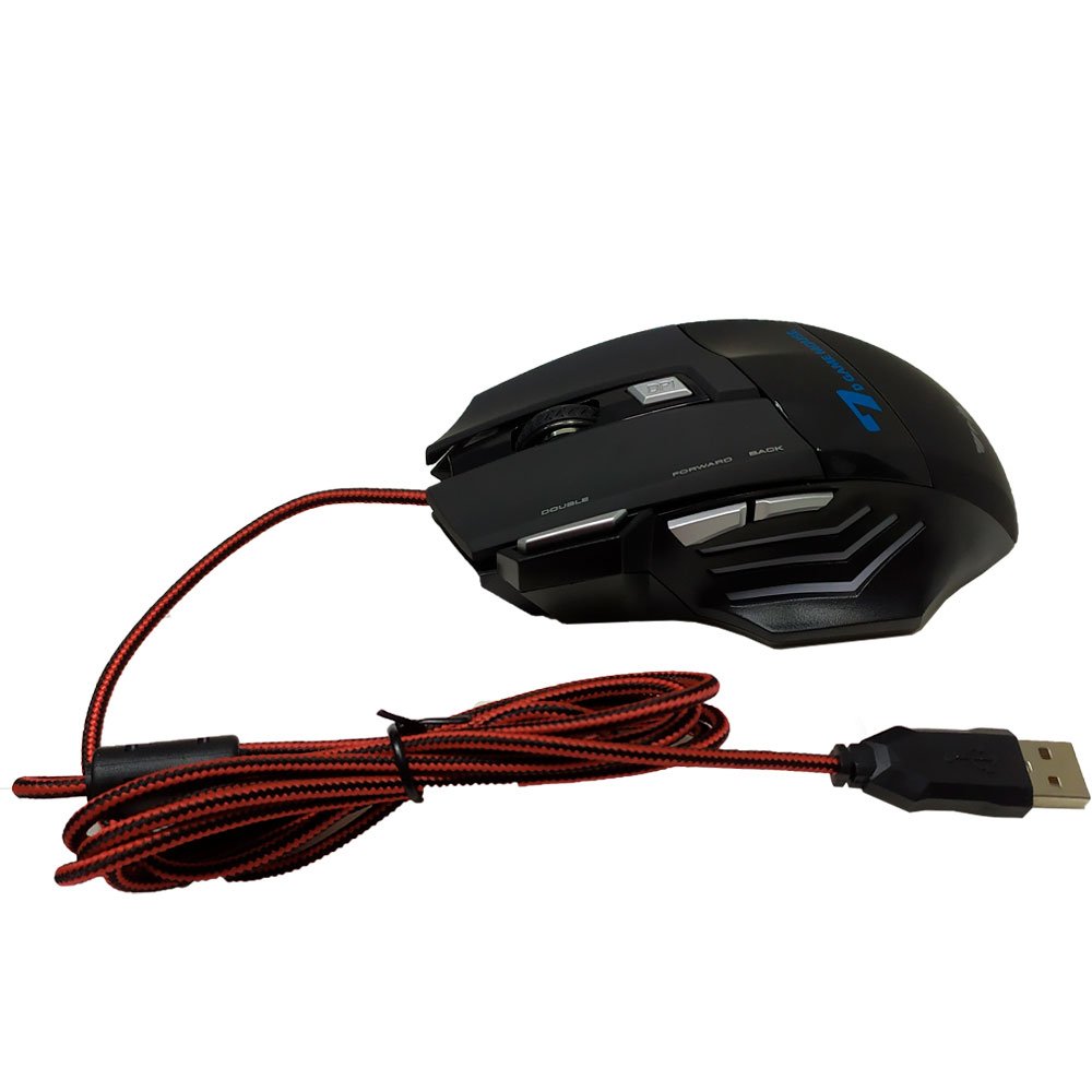 Mouse Gamer Led Com Fio 7 Botoes 3200 DPI Usb - 2