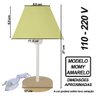 Abajur Infantil Momy Menina Menino Luminária para Quarto de Bebê – Cor Amarelo - 2