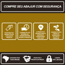 Abajur Infantil Momy Menina Menino Luminária para Quarto de Bebê – Cor Amarelo - 6