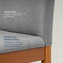 Ver imagem 5 de Kit 6 Cadeiras Estofadas Tiê Maxx CabeCasa MadeiraOriginals