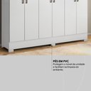 Ver mais imagens de Guarda Roupa Casal 6 Portas e 3 Gavetas York - Branco