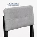 Ver imagem 4 de Kit 6 Cadeiras Estofadas Tiê CabeCasa MadeiraOriginals