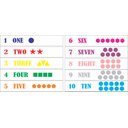 Ver imagem 2 de Adesivo Decorativo Escada de Escolas Números em Inglês