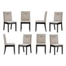 Kit 8 Cadeiras Estofadas Tiê Maxx CabeCasa MadeiraOriginals - 1