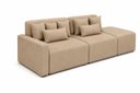 Ver imagem 3 de Sofá Palazzo Living Linho Bege Premium Chaise Integrado 2,30m - Braço Direito ou Esquerdo
