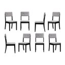 Ver imagem 2 de Kit 8 Cadeiras Estofadas Tiê CabeCasa MadeiraOriginals