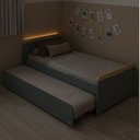 Ver imagem 2 de Bicama com Led na Cabeceira Petit Casatema Madeiraoriginals