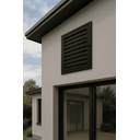 Ver imagem 2 de Portinhola Alumínio Preto Abrigo Veneziana Fechada Maxx