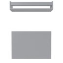 Ver imagem 4 de Conjunto de Mesa Dobrável e Prateleira para Home Office ou Escritório