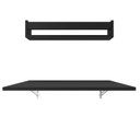 Ver imagem 6 de Conjunto de Mesa Dobrável e Prateleira para Home Office ou Escritório 60cm Preto