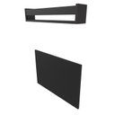 Ver imagem 7 de Conjunto de Mesa Dobrável e Prateleira para Home Office ou Escritório 60cm Preto