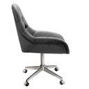 Ver imagem 4 de Poltrona Giratória com Rodízio Cadeira Decorativa Sala, Escritório, Recepção Lua