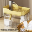 Ver imagem 6 de Bebedouro Fonte Agua Automatico Gato Cachorro Animais Pet Cao Silencioso Bomba Filtro Potavel Casa P