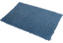 Ver imagem 2 de Jogo 3 Tapetes Bolinha Antiderrapante Banheiro 38x58cm Azul