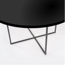 Ver imagem 2 de Mesa de Centro Redonda Sense- Base Ferro 350 - Tampo Pintado Black Ø 60 Cm