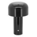 Ver imagem 1 de Luminária Led Mesa Abajur Usb Metal 20x12x12cm Preto