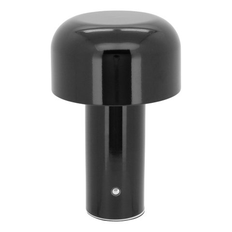 Luminária Led Mesa Abajur Usb Metal 20x12x12cm Preto