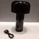 Ver imagem 2 de Luminária Led Mesa Abajur Usb Metal 20x12x12cm Preto