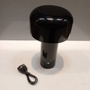 Ver imagem 6 de Luminária Led Mesa Abajur Usb Metal 20x12x12cm Preto