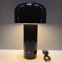 Ver imagem 3 de Luminária Led Mesa Abajur Usb Metal 20x12x12cm Preto