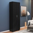 Ver imagem 4 de Armário Estante Multiuso Office Livreiro com 6 Portas 181,5cm Preto
