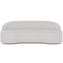 Ver imagem 3 de Sofá 3 Lugares Curvo Sala de Estar Living Lótus D02 Corino Branco 180 cm C-12 - Lyam Decor