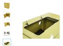 Ver imagem 3 de Gabinete 5 Gavetas Máquina Domestica+4 Rodinhas- Cores