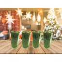 Ver imagem 2 de Kit Tela Decoração Natal Fita 15cmx5m Verde 4 Peças - Magizi
