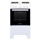 Ver imagem 6 de Fogão a Gás 4 Bocas Atlas Mônaco Plus Acendimento Automático e Forno Limpa Fácil 50l - Branco