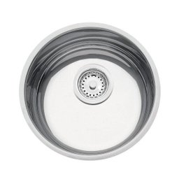 Cuba de Embutir para Cozinha Tramontina Redonda 30 BL Válvula de 3.1/2 - 1 Cuba de Embutir para Cozinha Tramontina Redonda 30 BL Válvula de 3.1/2 - 1