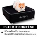 Ver imagem 2 de Cama Box Caminha Pet Cachorros e Gatos Luxo + Lençol Impermeável Bf Colchões