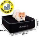 Ver imagem 3 de Cama Box Caminha Pet Cachorros e Gatos Luxo + Lençol Impermeável Bf Colchões