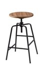 Ver imagem 1 de Banqueta Anacapri Assento Formica Imbuia com Base Preta 64 Cm (alt) - 47092