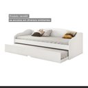 Ver imagem 6 de Conjunto Bicama Solteiro Funny Iii e Closet Casal sem Portas 4 Gavetas Bergamo