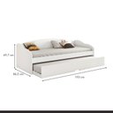 Ver imagem 7 de Conjunto Bicama Solteiro Funny Iii e Closet Casal sem Portas 4 Gavetas Bergamo