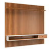 Painel Ripado Home 230cm 2.5 para TV até 75 Polegadas 1 Gaveta 1 Nicho Detroit Tebarrot Nature/Off W - 3