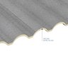 Acabamento Frontal para Telha Ondulada com Isolamento Térmico em Pir Ap 15mm Semi-sanduíche (1,00m) - 2