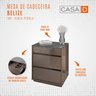 Mesa de Cabeceira Belize Elegante e Moderno em Mdf Cinza Perolado - 4