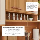 Ver imagem 5 de Armário de Cozinha Celeste 100% MDF 8 Portas e 3 Gavetas