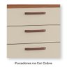 Armário de Cozinha Diana 100% Mdf Tuboarte 8 Portas e 3 Gavetas - 6