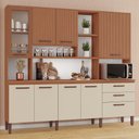 Ver imagem 1 de Armário de Cozinha Diana 100% Mdf Tuboarte 8 Portas e 3 Gavetas