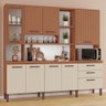 Armário de Cozinha Diana 100% Mdf Tuboarte 8 Portas e 3 Gavetas - 1