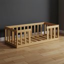 Ver imagem 5 de Cama de Chão com Cercadinho Infantil Madeira Montessoriana