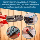 Ver imagem 2 de Kit Jogo de Ferramentas 129 Peças Bits e Chaves Emergênciais Precisão Catraca Alicates Martelo Trena