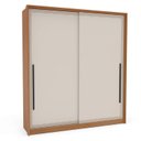 Ver imagem 4 de Guarda Roupa 180,1cm com 2 Portas de Correr e 2 Gavetas 240835 Valência Politorno Móveis
