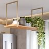 Prateleira Suspensa de Teto para Cozinha - 1