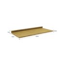 Ver imagem 2 de Tampo para Balcão de Cozinha 120cm 2307 Yescasa Marrom/Mel