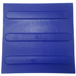 Piso Tátil Direcional Pvc Azul 16pçs 25x25cm 1m² Nbr9050 - 2