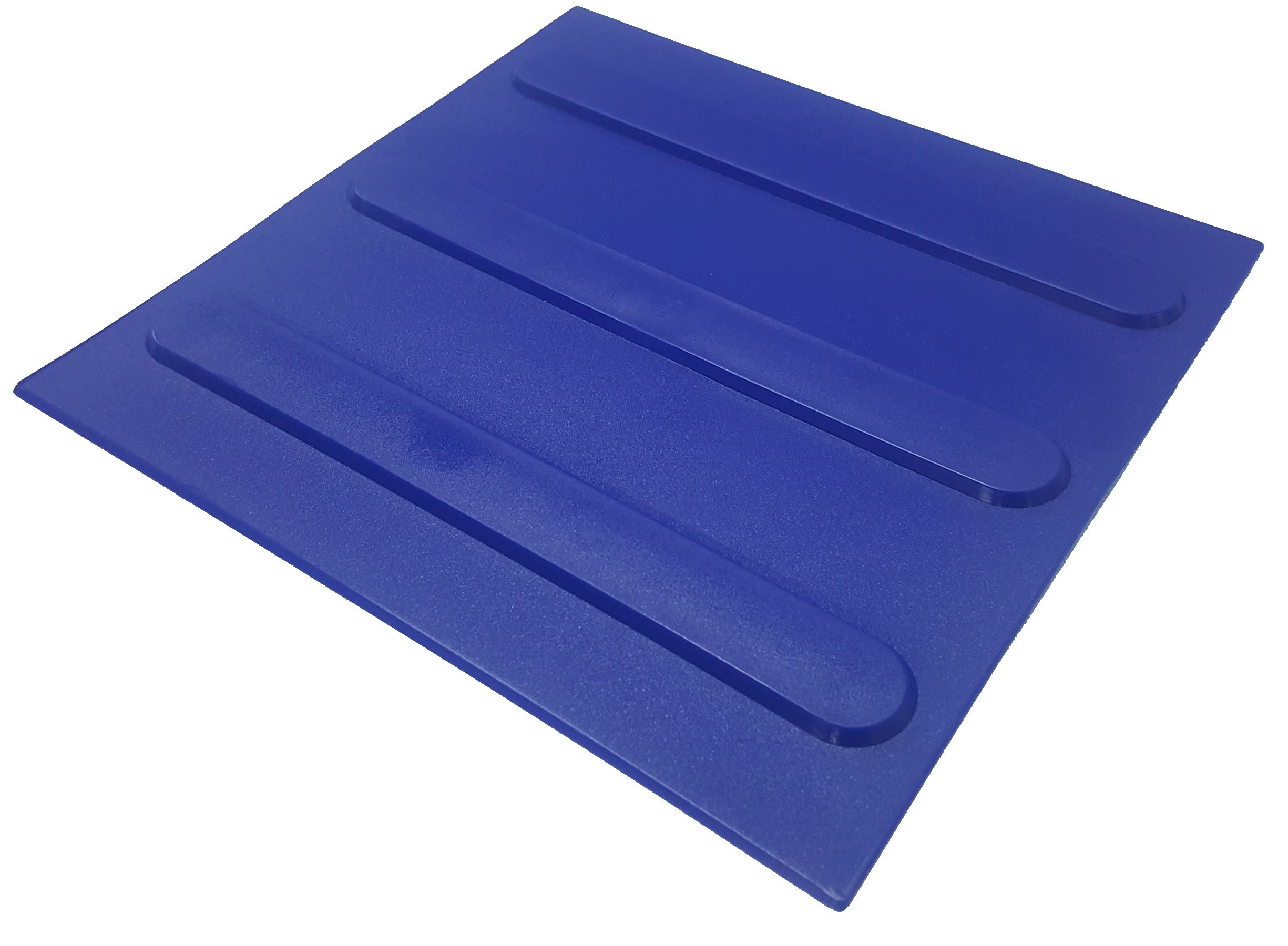 Piso Tátil Direcional Pvc Azul 16pçs 25x25cm 1m² Nbr9050